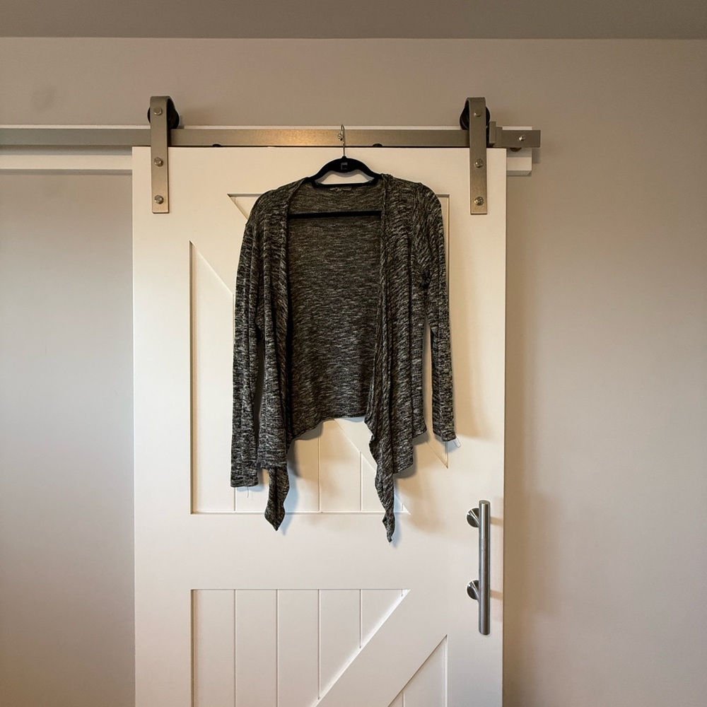 Charlotte Russe Heathered Knit Cardigan